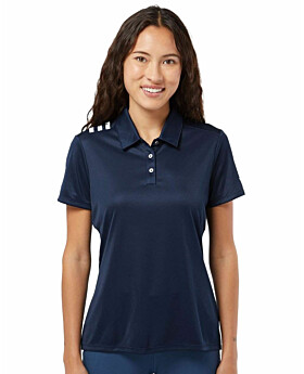 Adidas Golf A325 Women 3-Stripes Shoulder Polo