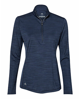 Adidas Golf A476 Women Lightweight Melange Quarter-Zip Pullover