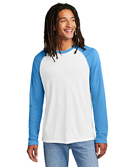 AllMade AL6009 Unisex Tri-Blend Long Sleeve Colorblock Raglan