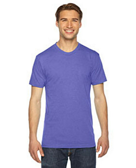 American Apparel TR401W Unisex Triblend Short-Sleeve Track T-Shirt