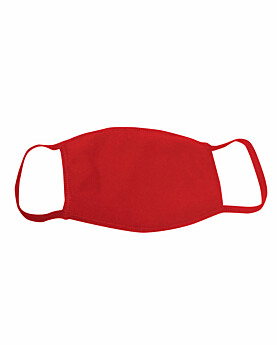 Bayside 1900BY Adult Cotton Face Mask Made in USA