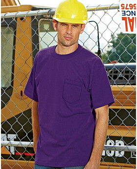 Bayside 7100 USA-Made Short Sleeve T-Shirt with Pocket