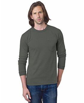 Bayside 8100 Pocket Long-Sleeve Tee