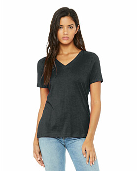 Bella + Canvas BC6405CVC Women Relaxed Heather CVC V Neck Tee