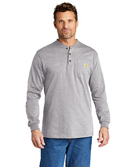 Carhartt CTK128 Long Sleeve Henley T Shirt