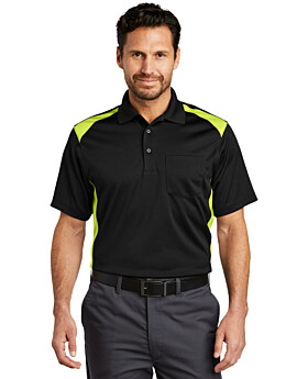 Cornerstone CS416 Select Snag Proof Two Way Colorblock Pocket Polo