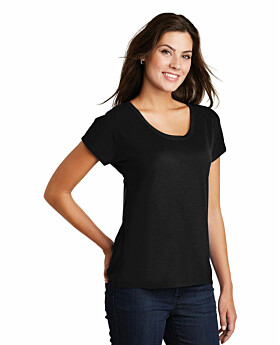 District DM412 Women Drapey Dolman Tee