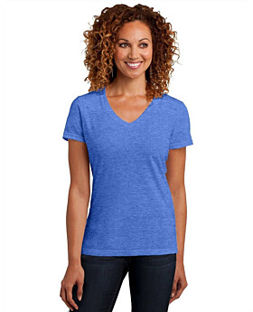 District DM1190L Women Perfect Blend V-Neck Tee