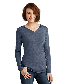 District DM139L Women Perfect Tri Long Sleeve Hoodie