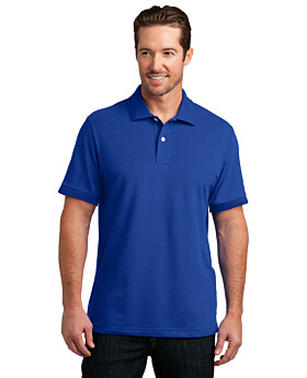 District DM325 Mens Stretch Pique Polo