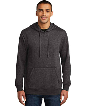 District DM391 Mens Lightweight Fleece Hoodie
