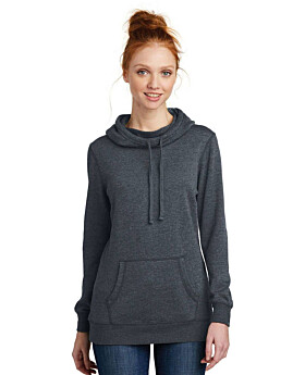 District DM493 Women Lightweight Fleece Hoodie