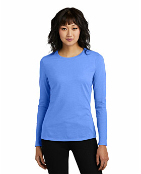 District DT110 Women's Perfect Blend CVC Long Sleeve Tee