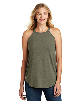 District DT137L Women Perfect Tri Rocker Tank
