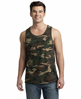 District DT1500 Young Mens Cotton Ringer Tank