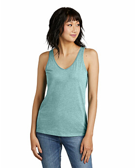 District DT154 Women's Perfect Blend CVC V-Neck Tank