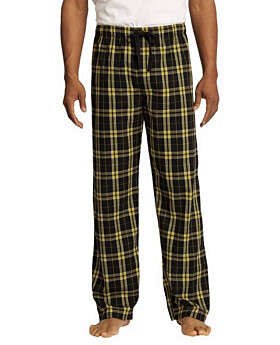 District DT1800 Young Mens Flannel Plaid Pant