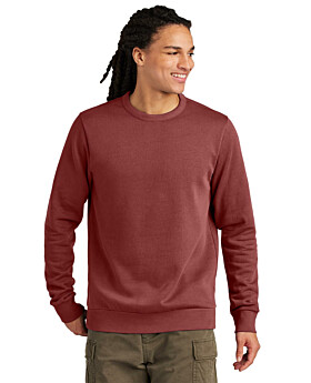 District DT2204 Wash  Fleece Crew