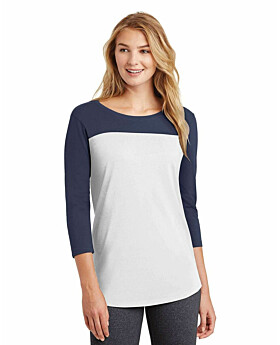 District DT2700 Juniors Rally 3/4-Sleeve Tee