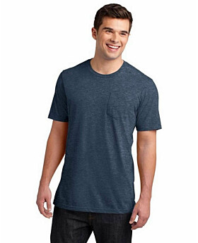 District DT6000P Young Mens Very Important Tee with Pocket