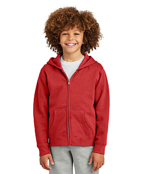 District DT6102Y Youth VIT  Fleece Full-Zip Hoodie