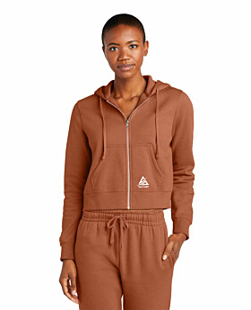 District DT6103 Womens VIT Fleece Full Zip Hoodie
