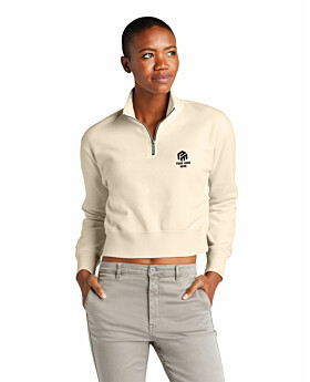 District DT6111 Womens VIT Fleece 1/2Zip