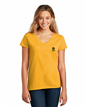 District DT8001 Womens ReTee VNeck