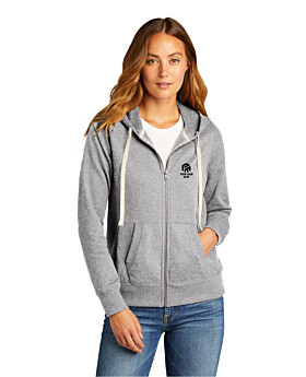 District DT8103 Womens ReFleece Full Zip Hoodie