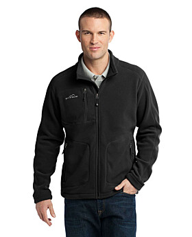 Eddie Bauer EB230 Mens Wind Resistant Full Zip Fleece Jacket