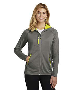 Eddie Bauer EB245 Women Sport Hooded Full-Zip Fleece Jacket