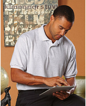 Hanes 054 50/50 ComfortBlend EcoSmart Jersey Knit Polo