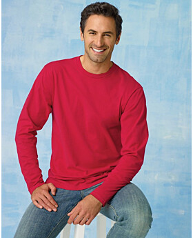 Hanes 498L 100% Ringspun Cotton nano-T Long-Sleeve T-Shirt
