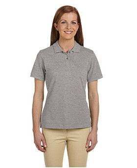Harriton M200W Ladies Ringspun Cotton Piqu Short-Sleeve Polo