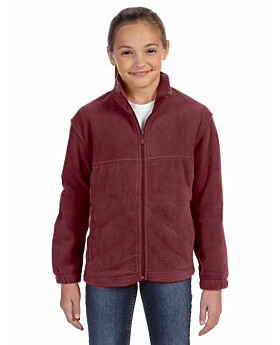 Harriton M990Y Youth Full-Zip Fleece