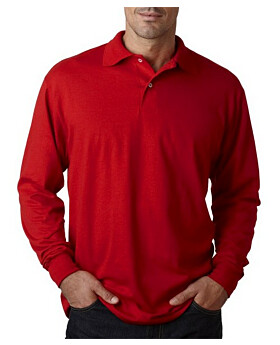 Jerzees 437L Long-Sleeve 50/50 Jersey Polo