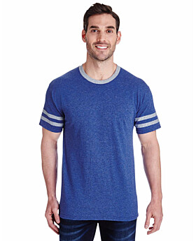 Jerzees 602MR Adult TRI-BLEND Varsity Ringer T-Shirt