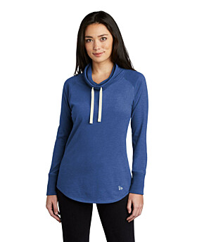 New Era LNEA123 Ladies Sueded Cotton Blend Cowl Tee