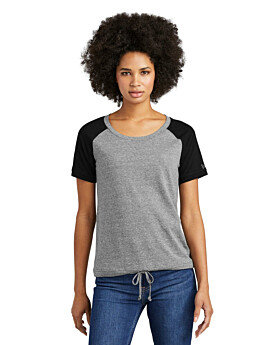 New Era LNEA133 Women Tri-Blend Performance Cinch Tee