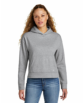 New Era LNEA550 Ladies Comeback Fleece Pullover Hoodie