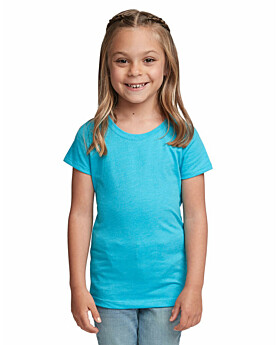 Next Level 3712 Girls Princess CVC Tee