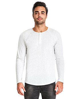 Next Level 6072 Mens Triblend Long-Sleeve Henley
