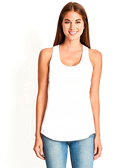 Next Level 6338 Ladies Gathered Racerback Tank