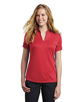 Nike Golf NKAA1848 Women Dri-FIT Hex Textured V-Neck Top