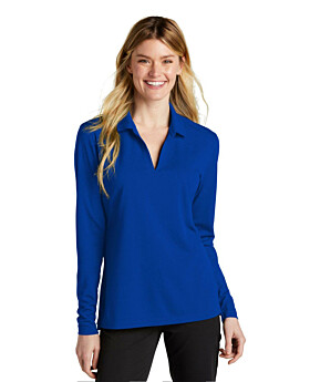 Nike Golf NKDC2105 Ladies Dri-FIT Micro Pique 20 Long Sleeve Polo