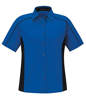North End 77042 Ladies Fuse Colorblock Twill Shirt