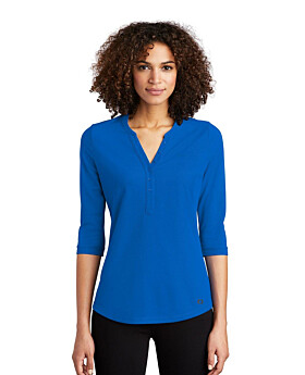 OGIO LOG104 Ladies Jewel Henley