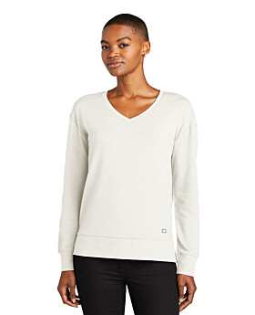 OGIO LOG825 Ladies Luuma Flex Long Sleeve V-Neck