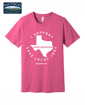 Paciugo Gelato Cafe  - Grapevine Mall TX - Bella Unisex Jersey Tee
