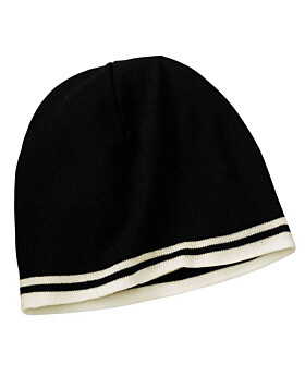 Port & Company CP93 Fine Knit Skull Cap with Stripes